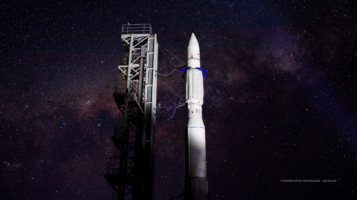 Gilmour is Go for Launch!